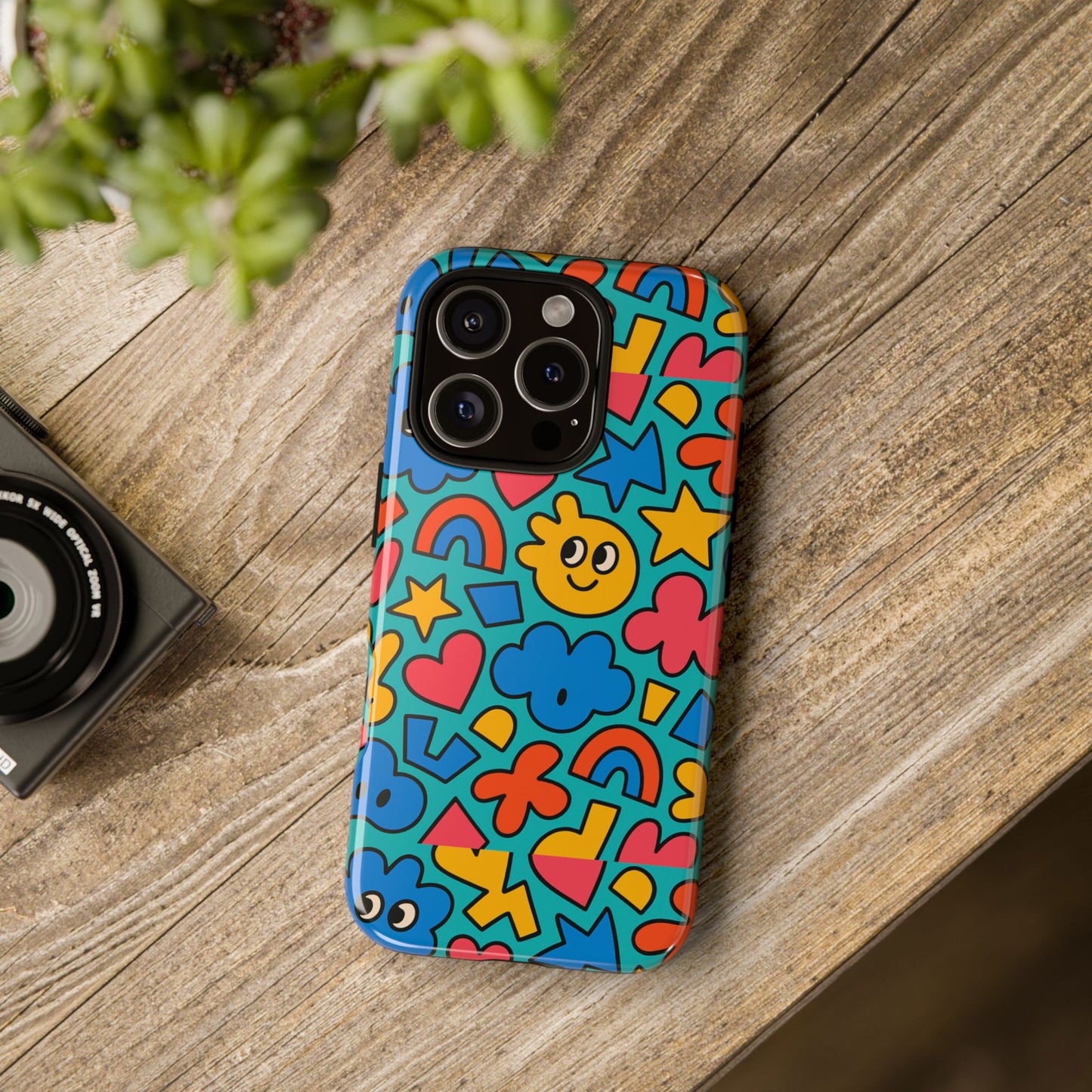 vibrant cartoon 3d wrap protective phone case with fun playful design for smartphone lovers compatible with iphone 13, 14, 15 & 16 – all models including pro, pro max & plus