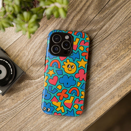 Vibrant Cartoon 3D Wrap Protective Phone Case with Fun Playful Design for Smartphone Lovers Compatible with iPhone 13, 14, 15 & 16 – All Models Including Pro, Pro Max & Plus