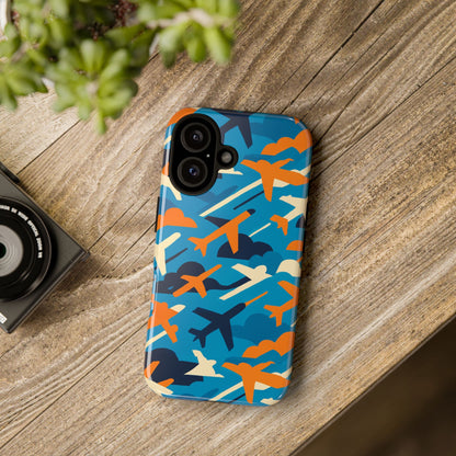 Vibrant Aviation-Themed Protective Phone Case with 3D Wrap Design – Stylish Accessory for Self-Expression – Compatible with iPhone 13, 14, 15 & 16 – all models including Pro, Pro Max & Plus