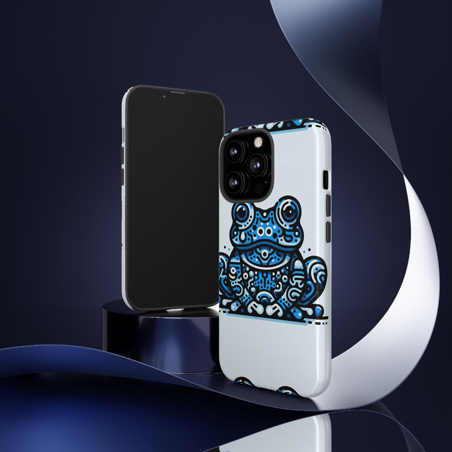blue animal create 28 3d wrap protective phone case for smartphones shockproof durable tpu with vivid anime and comic design