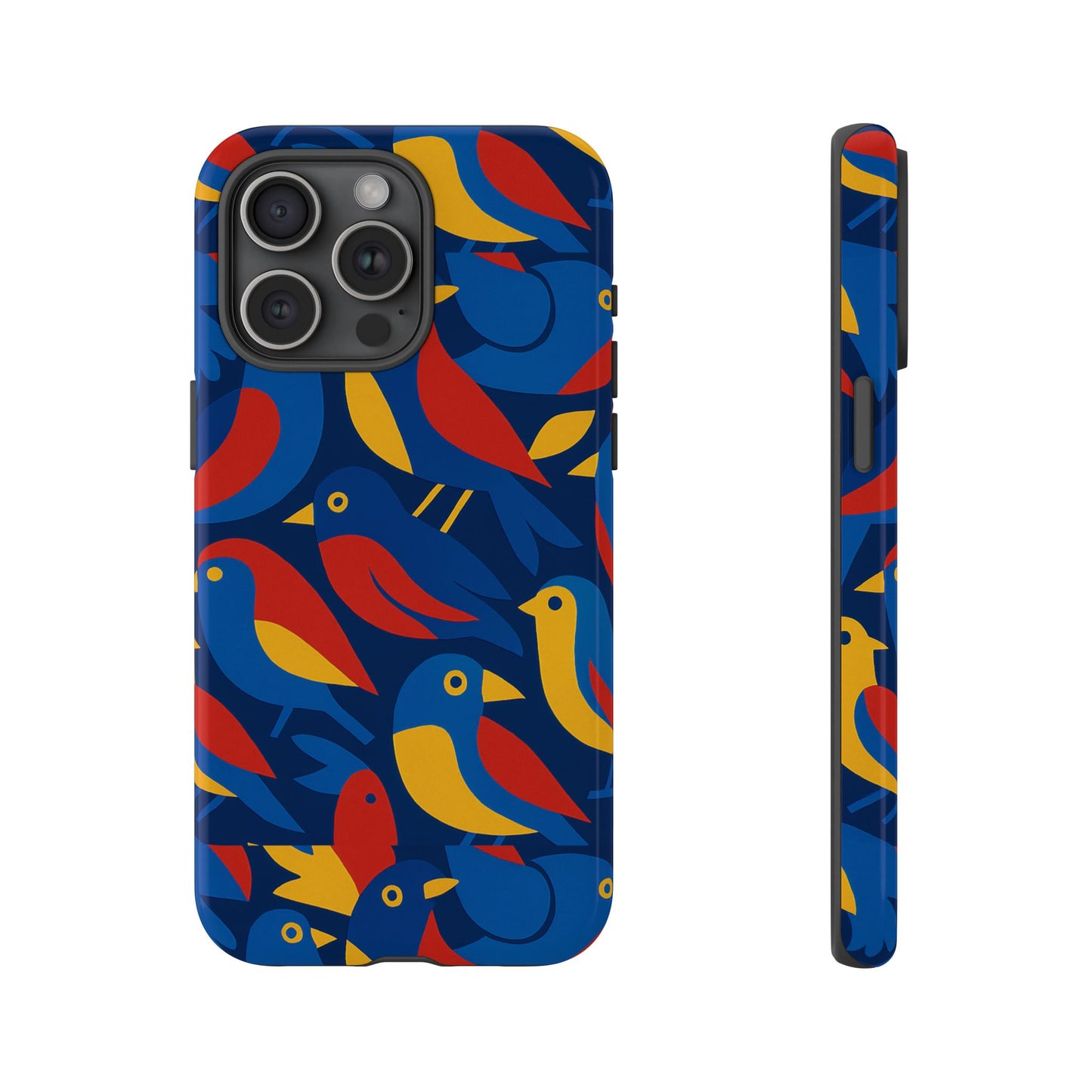 vibrant 3d wrap protective phone case with colourful bird design stylish accessory for men and women compatible with iphone 13, 14, 15 & 16 – all models including pro, pro max & plus