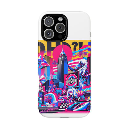Ohio More Like Oh-Yes Protective Phone Case for Smartphones, 3D Wrap Design, UV Protected, Shock Absorbing, Ideal Gift for Anime and Comic Lovers