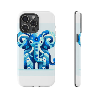 Vibrant 3D Protective Phone Case with Artistic Elephant Design for Unique Expression Compatible with iPhone 13, 14, 15 & 16 – All Models Including Pro, Pro Max & Plus
