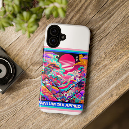 Fanum Tax Applied Protective Phone Case, 3D Wrap Design, Durable Silicone Liner, UV Protected, Shock Absorbing, Fun Anime and Comic Style, Ideal Gift for Tech Enthusiasts