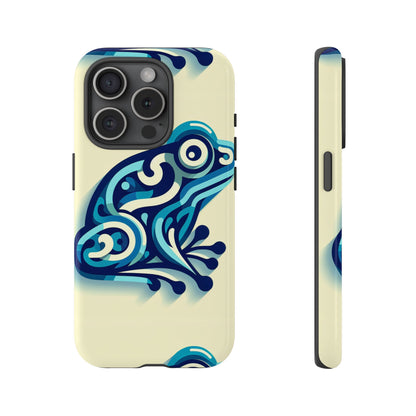 Blue Animal Create 15 3D Wrap Protective Phone Case with Vivid Anime and Comic Inspired Design for Smartphones, Shock Absorption and Durable UV Protected Cover