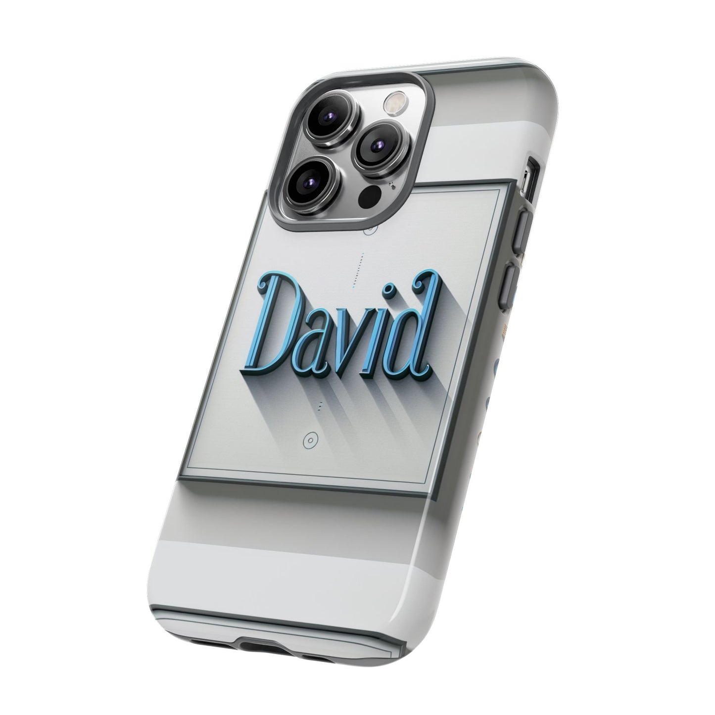 david blue anime comic style shockproof phone case for men women durable protective cover with 3d wrap design