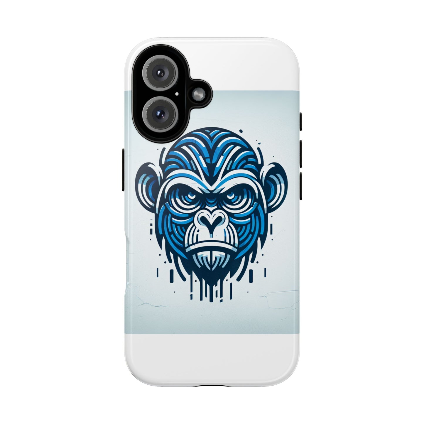 vibrant 3d gorilla design protective phone case for unique style and stylish protection compatible with iphone 13, 14, 15 & 16 – all models including pro, pro max & plus