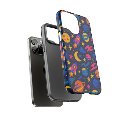 Vibrant 3D Space Theme Protective Phone Case for Trendsetters and Creatives Stylish Protection Compatible with iPhone 13, 14, 15 & 16 – all models including Pro, Pro Max & Plus