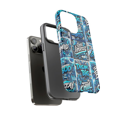 Vibrant 3D Graphic Protective Phone Case with Artistic Design – Stylish Accessory for Self-Expression Compatible with iPhone 13, 14, 15 & 16 – all models including Pro, Pro Max & Plus