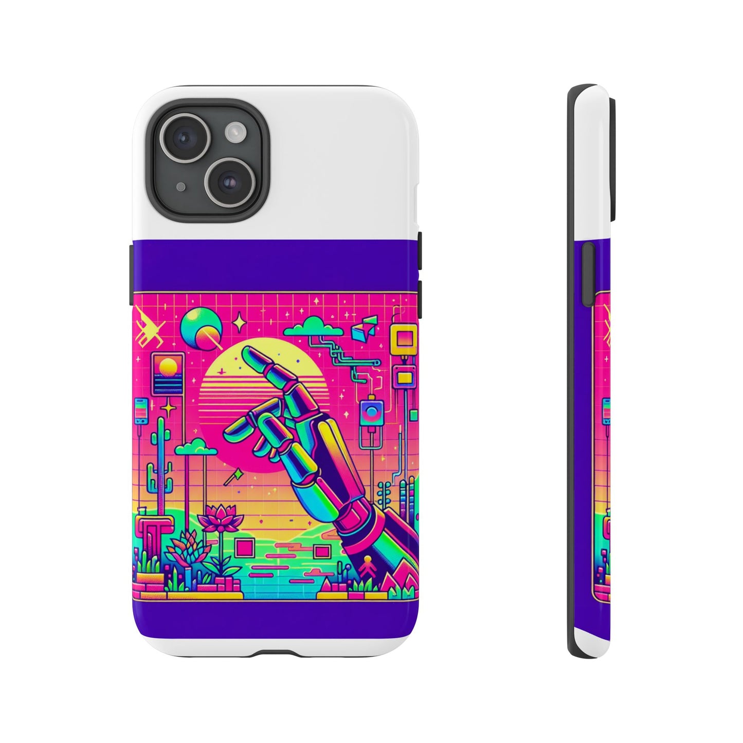 touch grass technician 3d wrap protective phone case