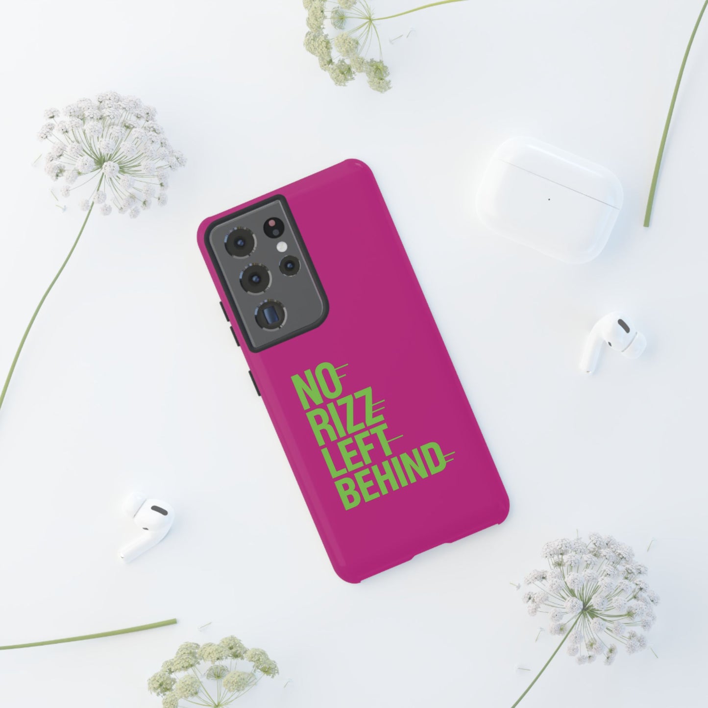 tough cases - no rizz left behind phone case for ultimate protection and style