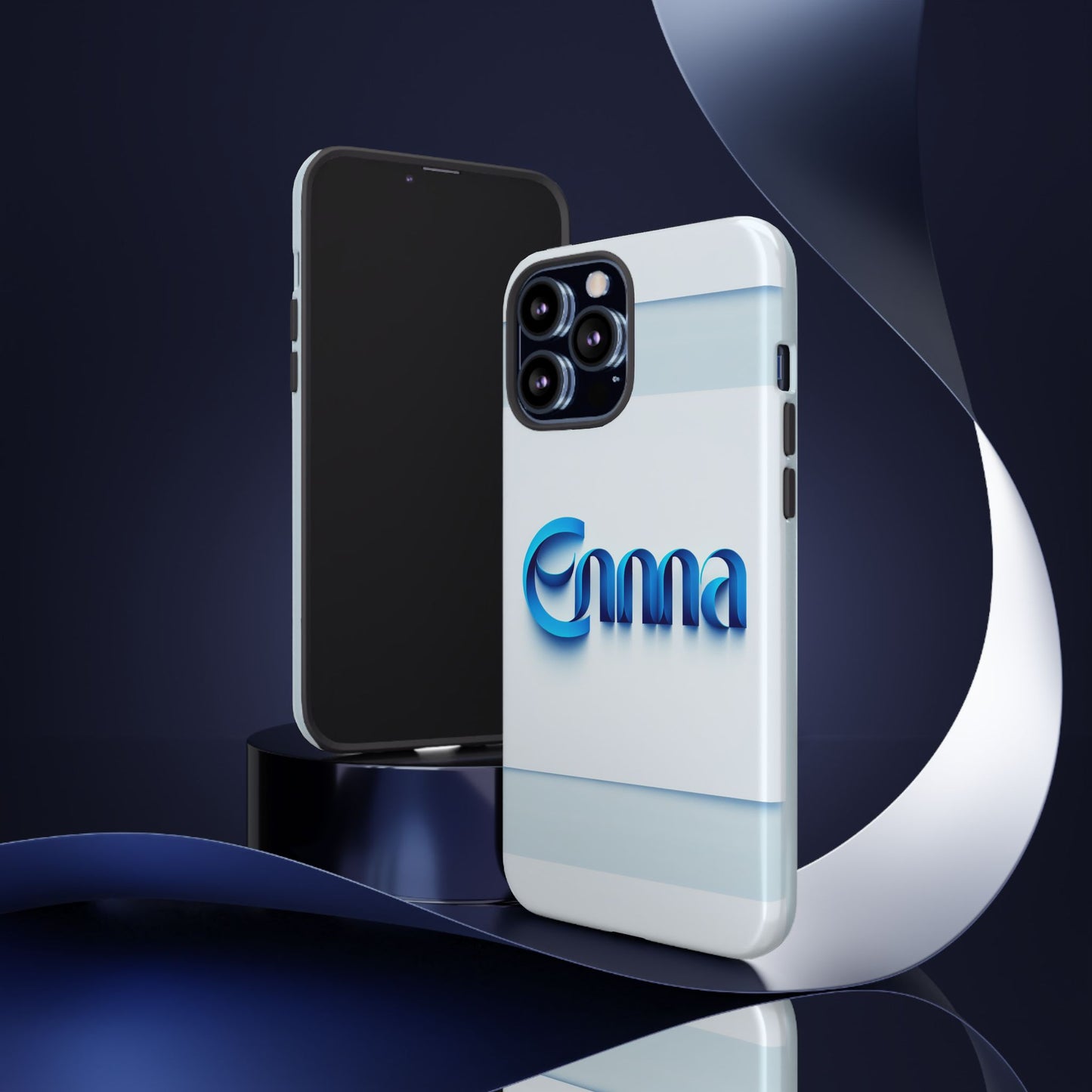 emma blue 3d wrap protective phone case for smartphones with vivid anime comic design shock absorption and uv protection