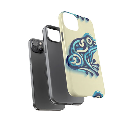 Blue Animal Create 15 3D Wrap Protective Phone Case with Vivid Anime and Comic Inspired Design for Smartphones, Shock Absorption and Durable UV Protected Cover