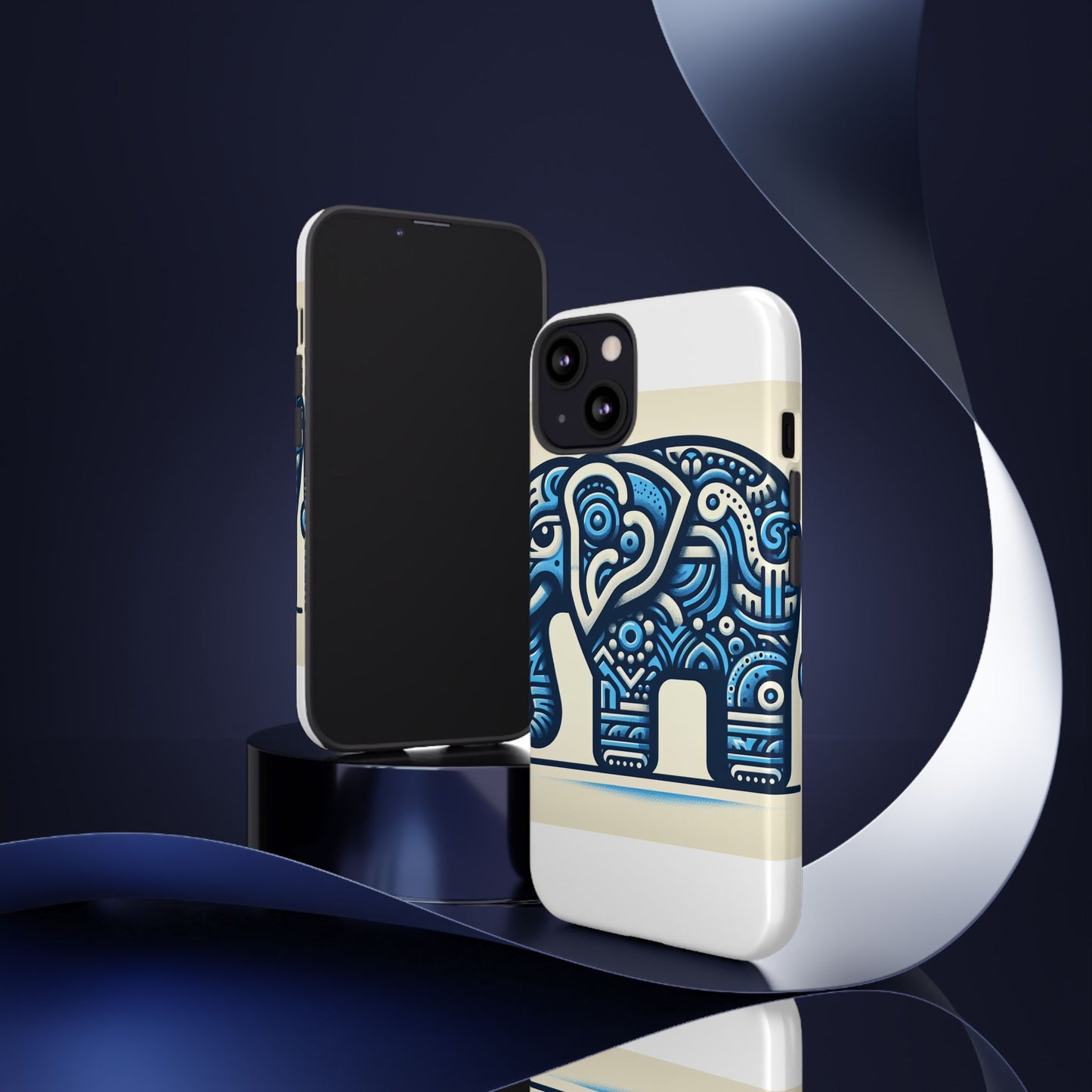 vibrant 3d elephant design phone case for stylish protection and unique aesthetic compatible with iphone 13, 14, 15 & 16 – all models including pro, pro max & plus