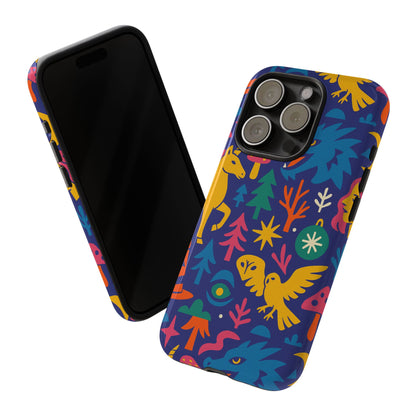 Vibrant Retro 3D Wrap Protective Phone Case with Funky Multicolour Design Stylish Accessory for Self-Expression Compatible with iPhone 13, 14, 15 & 16 – all models including Pro, Pro Max & Plus