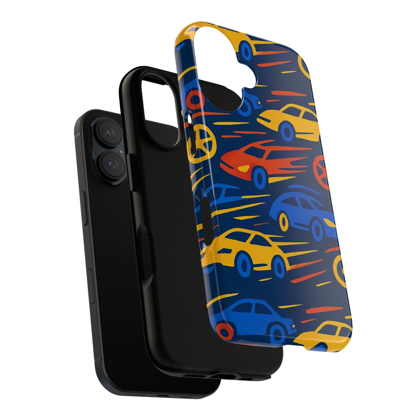 vibrant 3d car design protective phone case for smartphones stylish accessory for expressive individuals compatible with iphone 13, 14, 15 & 16 – all models including pro, pro max & plus