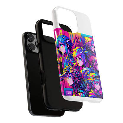 Cap-Free Culture Protective Phone Case with 3D Wrap Design, Durable Silicone Liner, UV Resistant, Ideal Gift for Anime and Comic Fans