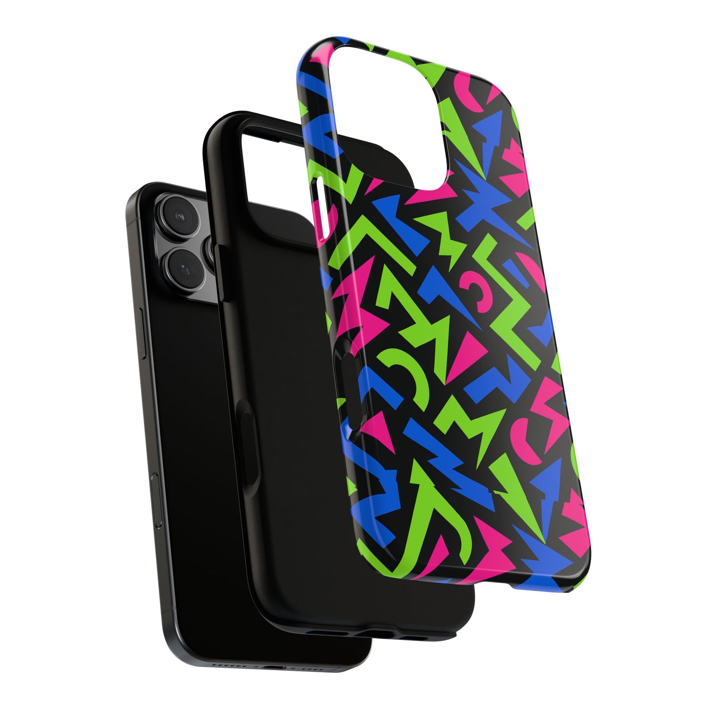 y2k multicolour 4 protective phone case with 3d design – stylish protection for unisex smartphones compatible with iphone 13, 14, 15 & 16 – all models including pro, pro max & plus