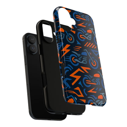 Multicolour 3D Wrap Motorcycle Protective Phone Case – Vibrant Design for Stylish Protection Compatible with iPhone 13, 14, 15 & 16 – all models including Pro, Pro Max & Plus