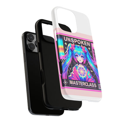 Unspoken Riz Masterclass Protective Phone Case, 3D Wrap Design, Durable Shock Absorption, UV Protected, Ideal Gift for Anime and Comic Fans, Glossy or Matte Finish