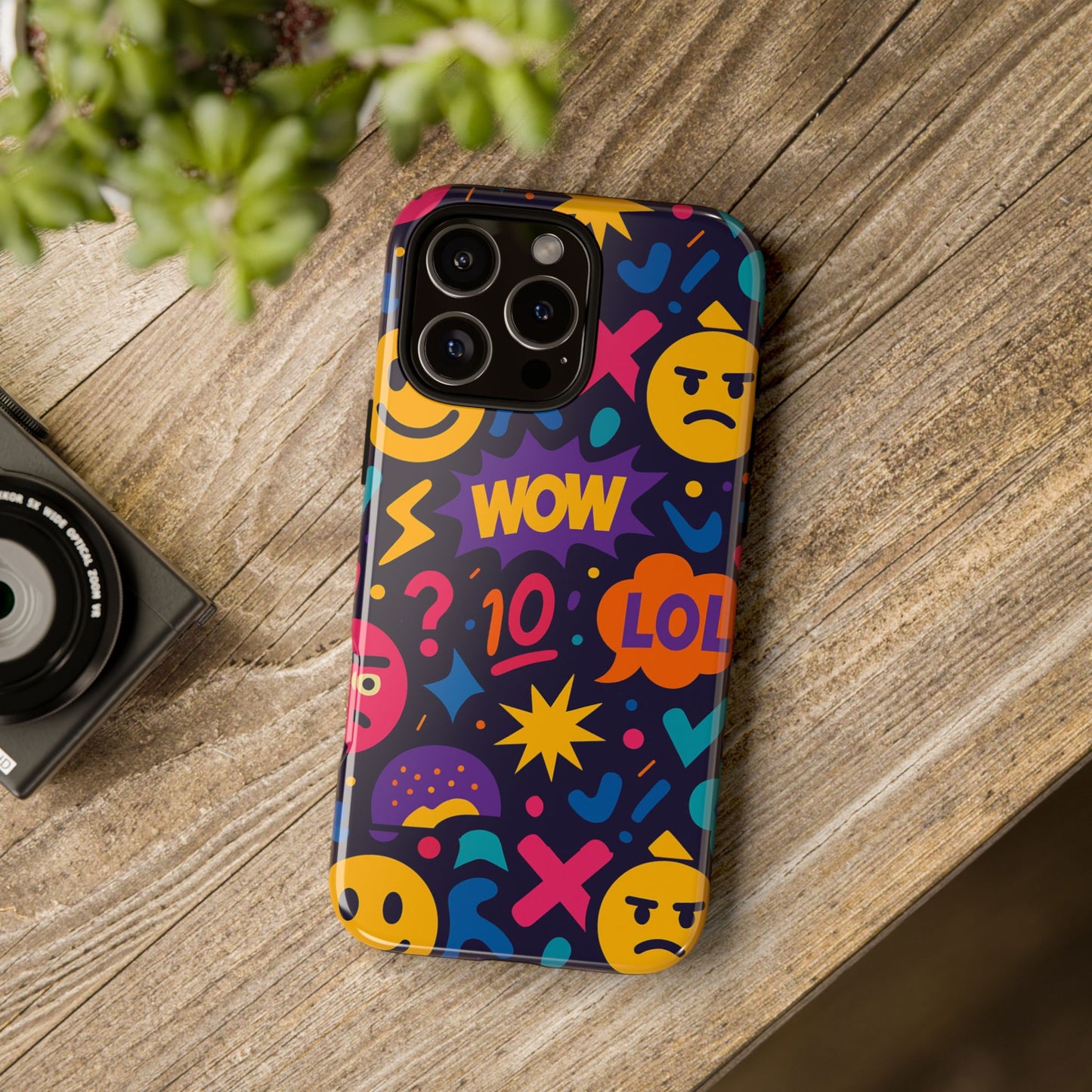 vibrant 3d emoji phone case with fun multicolour design for stylish protection compatible with iphone 13, 14, 15 & 16 – all models including pro, pro max & plus