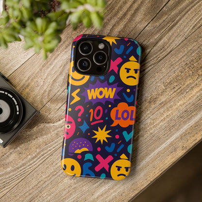 Vibrant 3D Emoji Phone Case with Fun Multicolour Design for Stylish Protection Compatible with iPhone 13, 14, 15 & 16 – All Models Including Pro, Pro Max & Plus