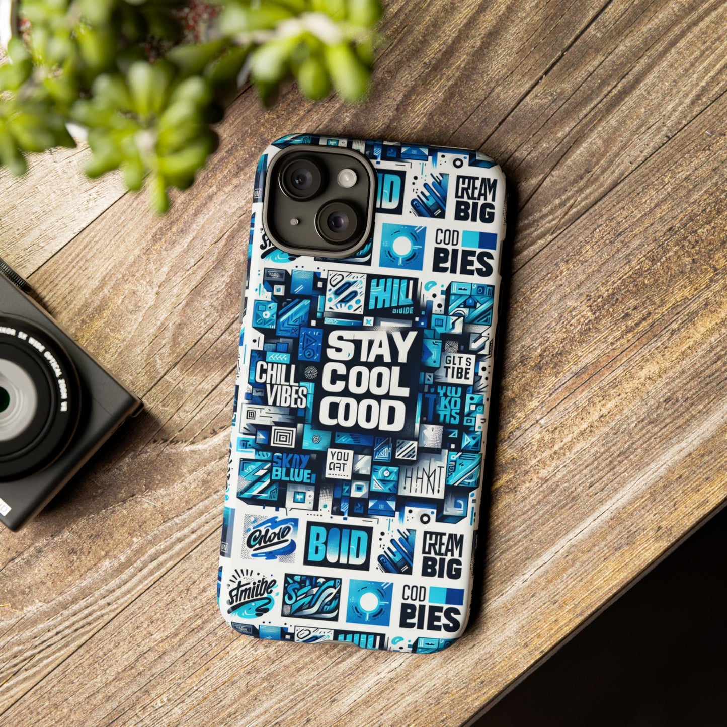 vibrant 3d wrap protective phone case with unique blue graphic design for trendy individuals – stylish protection compatible with iphone 13, 14, 15 & 16 – all models including pro, pro max & plus