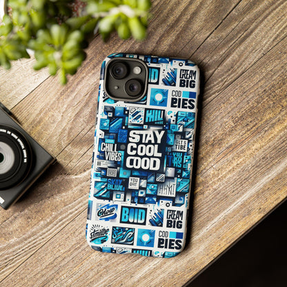 Vibrant 3D Wrap Protective Phone Case with Unique Blue Graphic Design for Trendy Individuals – Stylish Protection Compatible with iPhone 13, 14, 15 & 16 – All Models Including Pro, Pro Max & Plus