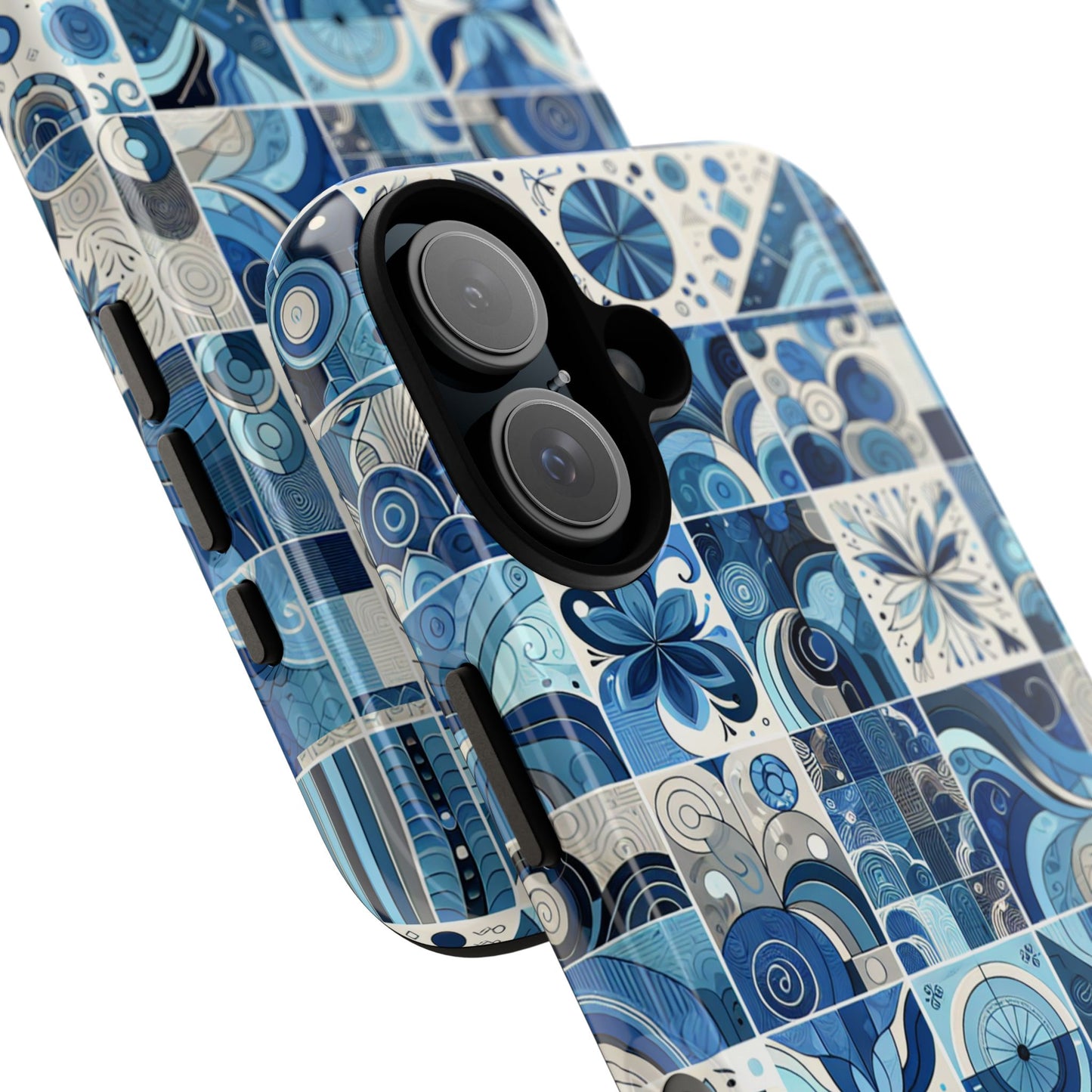 pattern image 9 vibrant 3d phone case for anime and comic fans - stylish shockproof cover with artistic mosaic design, compatible with iphone 13, 14, 15 & 16 – all models including pro, pro max & plus