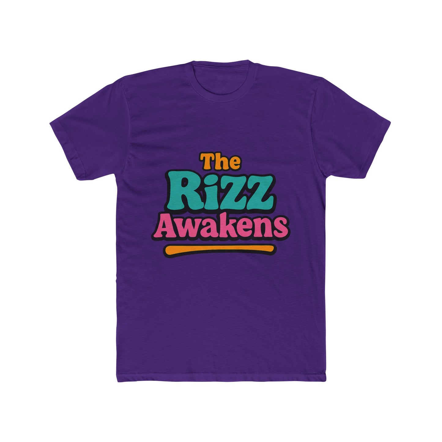 the rizz awakens unisex t-shirt – funny meme graphic tee, multicolor design, comfortable casual wear