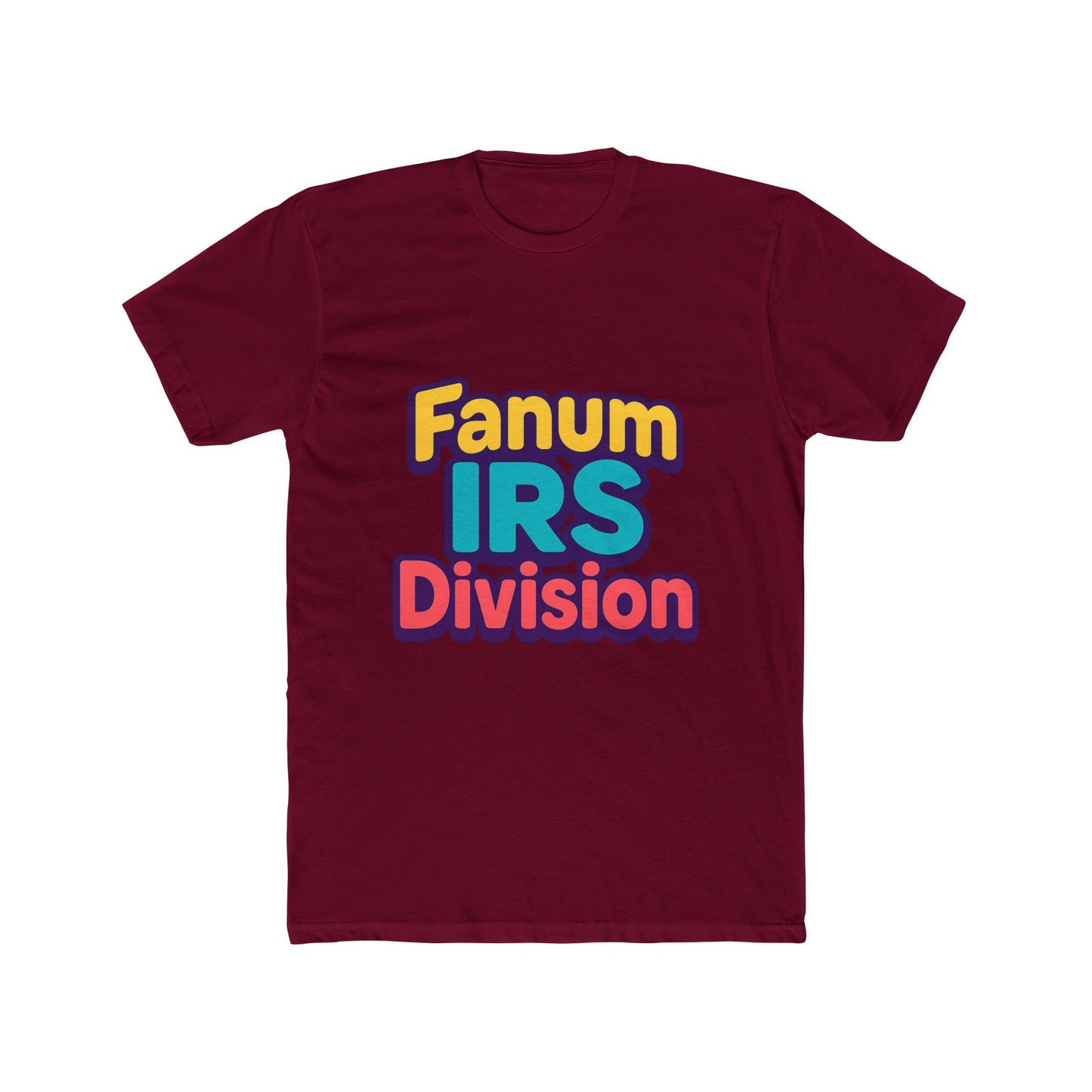 fanum irs division meme unisex t-shirt - multicolor graphic tee for men and women, casual wear