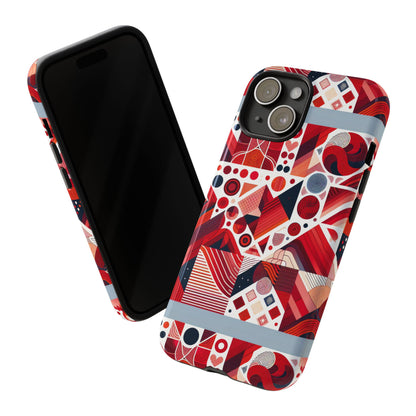 Pattern Image 8 Vibrant Shockproof Phone Case for Kids and Teens with Abstract Geometric Design Compatible with iPhone 13, 14, 15 & 16 – all models including Pro, Pro Max & Plus
