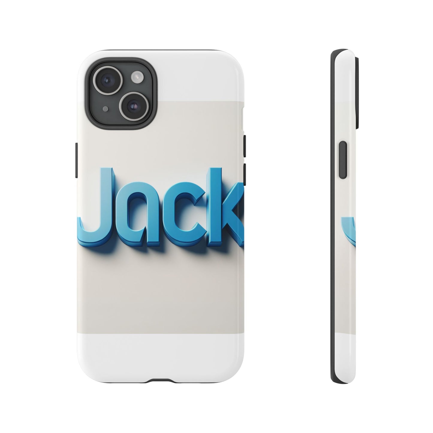 vibrant blue 3d text phone case for stylish protection, unique retro design for men and women, compatible with iphone 13, 14, 15 & 16 – all models including pro, pro max & plus