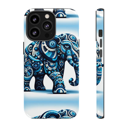 Blue Animal Create 4 3D Wrap Protective Phone Case for Smartphones with Vibrant Anime and Comic Inspired Design Durable Shock Absorption and UV Protection