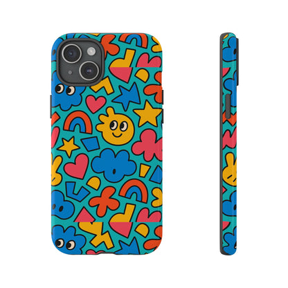 Vibrant Cartoon 3D Wrap Protective Phone Case with Fun Playful Design for Smartphone Lovers Compatible with iPhone 13, 14, 15 & 16 – All Models Including Pro, Pro Max & Plus