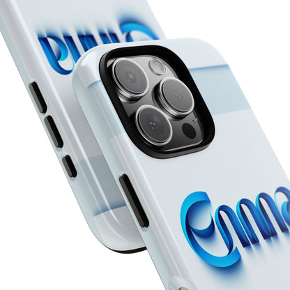 Emma Blue 3D Wrap Protective Phone Case for Smartphones with Vivid Anime Comic Design Shock Absorption and UV Protection