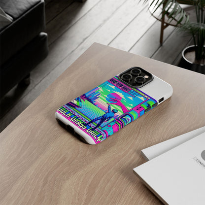 Touch Grass Daily 3D Wrap Protective Phone Case for Smartphones, Durable Shock Absorption, UV Protected, Unique Anime Design, Fun Gift for Tech Enthusiasts
