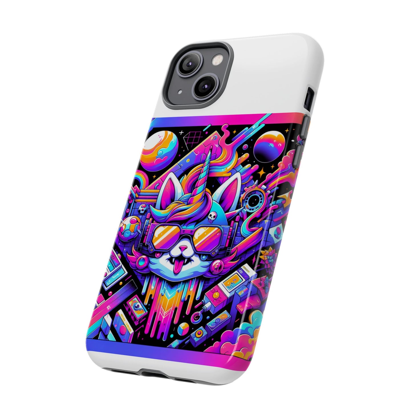 rizzed up and ready protective phone case for anime lovers