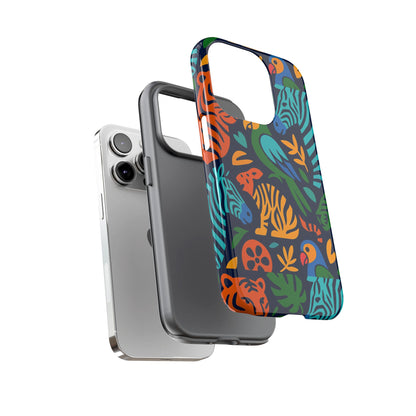 Vibrant 3D Animal Print Phone Case for Stylish Protection – Unique Accessory for Men and Women Compatible with iPhone 13, 14, 15 & 16 – all models including Pro, Pro Max & Plus