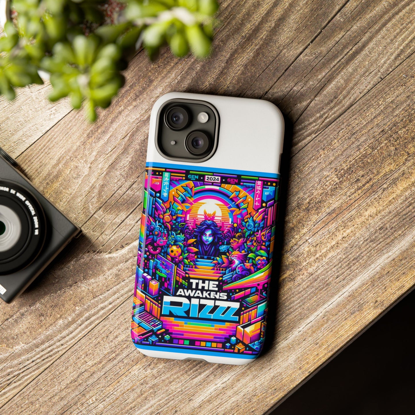 the rizz awakens 3d wrap protective phone case for anime and comic lovers