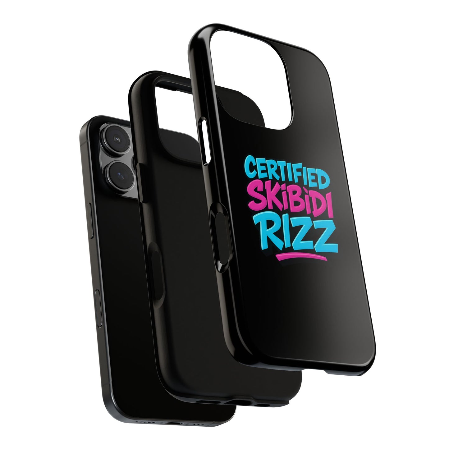 certified skibidi rizz phone case - tough & trendy smartphone protector for ultimate style and durability