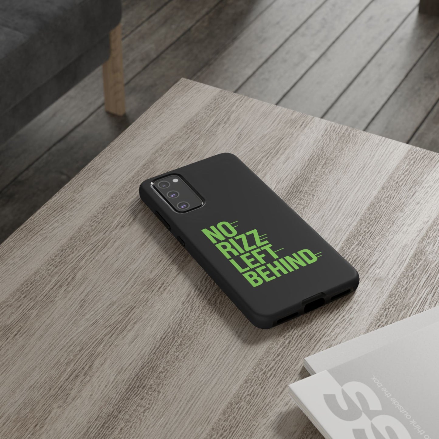 tough phone case - no rizz left behind for ultimate protection