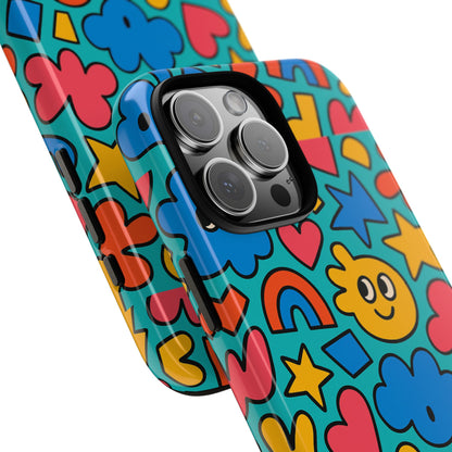 Vibrant Cartoon 3D Wrap Protective Phone Case with Fun Playful Design for Smartphone Lovers Compatible with iPhone 13, 14, 15 & 16 – All Models Including Pro, Pro Max & Plus