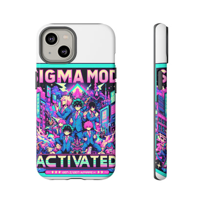 Vibrant Sigma Mode Activated Protective Phone Case for Anime Lovers, 3D Wrap Design, Durable TPU Silicone, UV Protected, Stylish Drop Protection, Gift for Friends