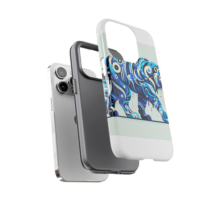 Vibrant 3D Wrap Protective Phone Case with Colourful Tiger Design Stylish Accessory for Men and Women Compatible with iPhone 13, 14, 15 & 16 – all models including Pro, Pro Max & Plus