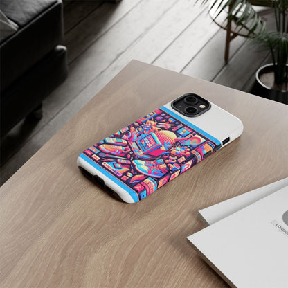 W Skibidi Frequency 3D Wrap Protective Phone Case for Anime Lovers, Durable TPU Silicone, Shock Absorbing, UV Protected, Glossy or Matte Finish, Unique Gift Idea