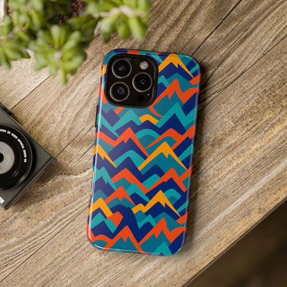 Vibrant 3D Mountain Design Protective Phone Case – Stylish and Durable Cover Compatible with iPhone 13, 14, 15 & 16 – All Models Including Pro, Pro Max & Plus