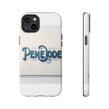 Elegant Blue Typography Phone Case Stylish Accessory for Self-Expression Compatible with iPhone 13, 14, 15 & 16 – all models including Pro, Pro Max & Plus