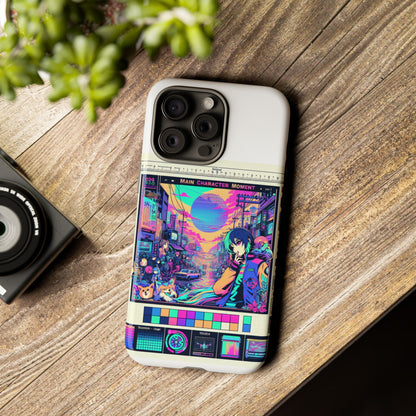 Main Character Moment Protective Phone Case, 3D Wrap Design, Durable TPU Silicone, UV Protected, Anime and Comic Inspired, Unique Gift for Tech Enthusiasts