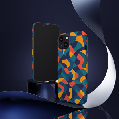 Vibrant Multicolour Abstract Phone Case for Stylish Protection Compatible with iPhone 13, 14, 15 & 16 – All Models Including Pro, Pro Max & Plus